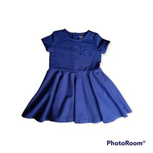 Ralph Lauren navy blue girls dres? Size 24 months 90/52.